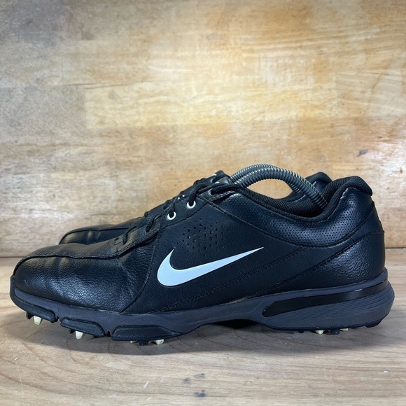 Nike Durasport 3 III Mens Size 10 Golf Shoes Sneakers Black White 628527-002 - Picture 3 of 8